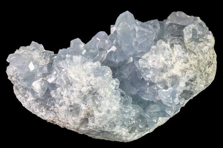 Sky Blue Celestine (Celestite) Crystal Cluster - Madagascar #157606